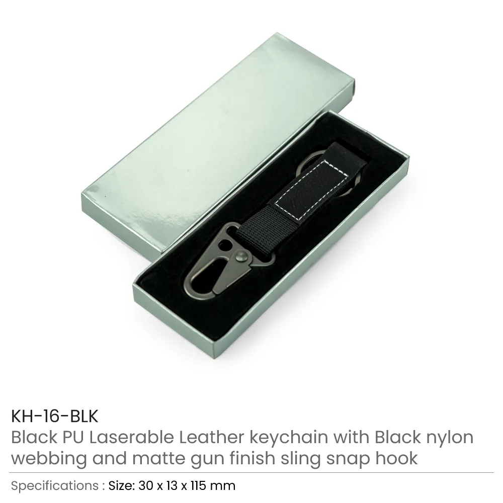 PU-Leather-Keychain-with-Sling-Snap-Hook-KH-16-BLK-With-Box.webp
